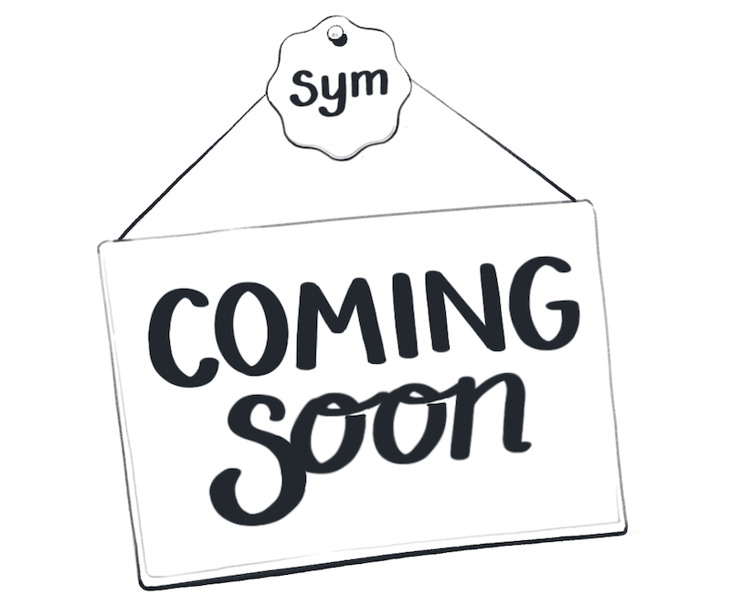 symbols coming soon sign